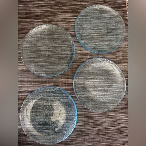 Other - Set of Four Glass Dinner Plates